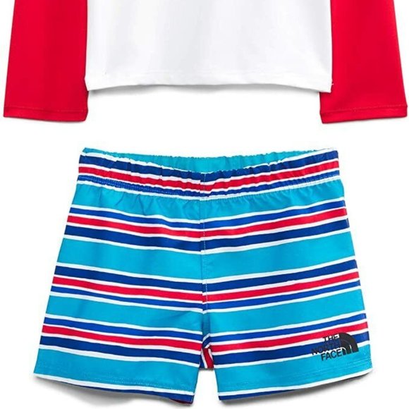 NWT $50 THE NORTH FACE Toddler Little Kid 5T Long-Sleeve Top & Shorts Set UPF 50 - Picture 8 of 11